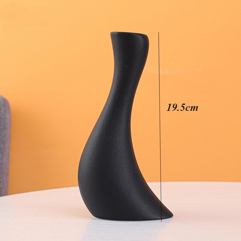 Frosted Ceramic Vase Ornament Creative Modern Simple - Pacisia