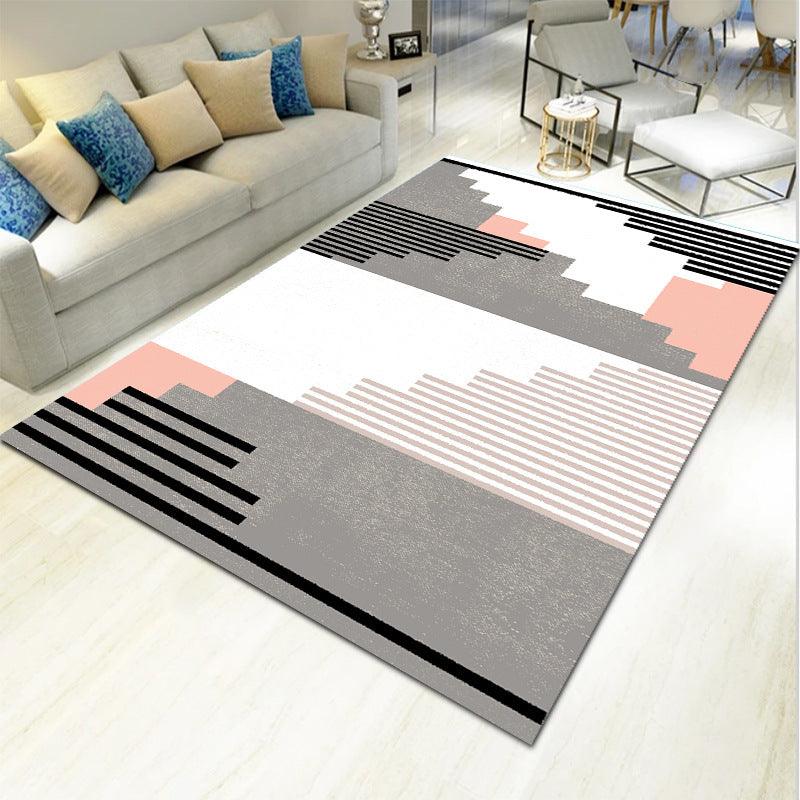 Geometric carpet on the side of the bedroom - Pacisia