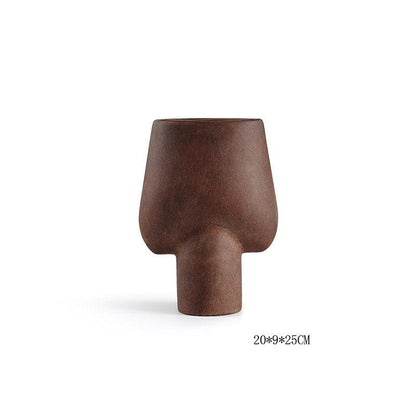Geometric Ceramic Vase Shaped Combination Desktop Decoration Ornament - Pacisia