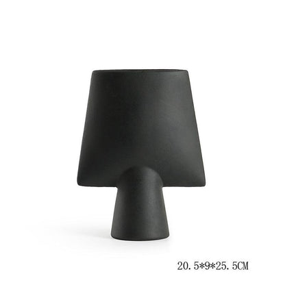 Geometric Ceramic Vase Shaped Combination Desktop Decoration Ornament - Pacisia