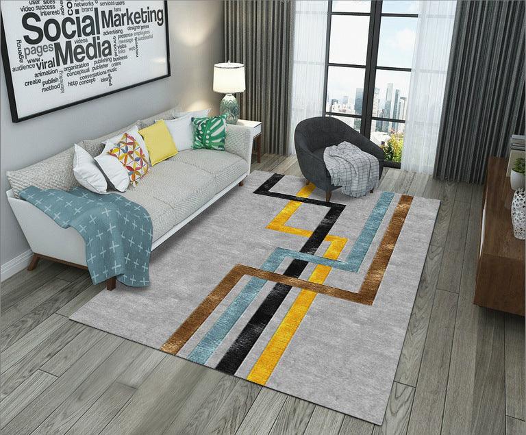 Geometric Coffee Table Cloakroom Carpet - Pacisia