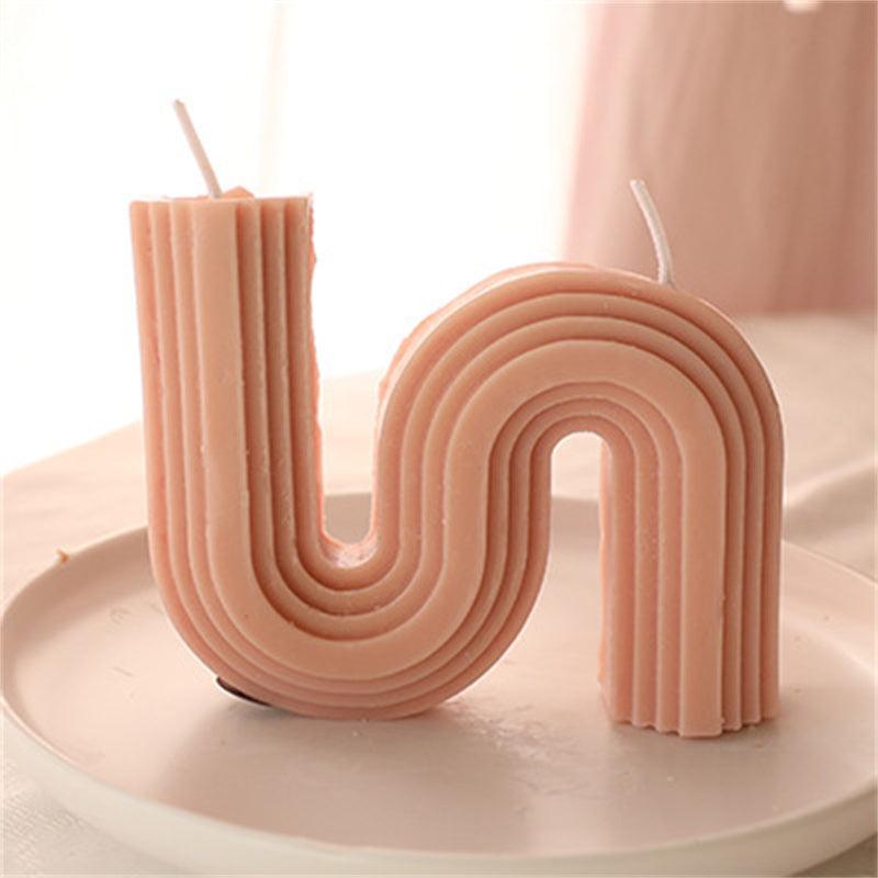 Geometric Handmade Soy Wax Candles - Fashion Art Scented Candles - Pacisia