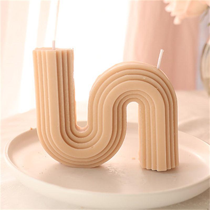 Geometric Handmade Soy Wax Candles - Fashion Art Scented Candles - Pacisia