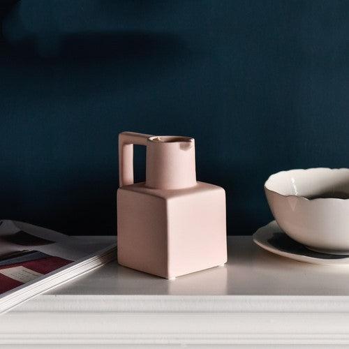 Geometric irregular Morandi vase - Pacisia