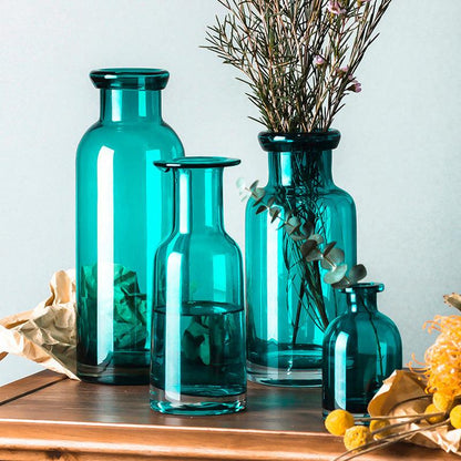 Glass Vase Decoration Living Room Flower Arrangement French Table Decoration - Pacisia