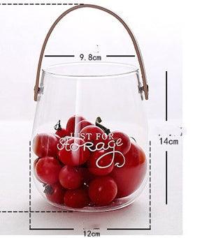 Glass Vase Flower Arrangement Dried Vase Fruit - Pacisia