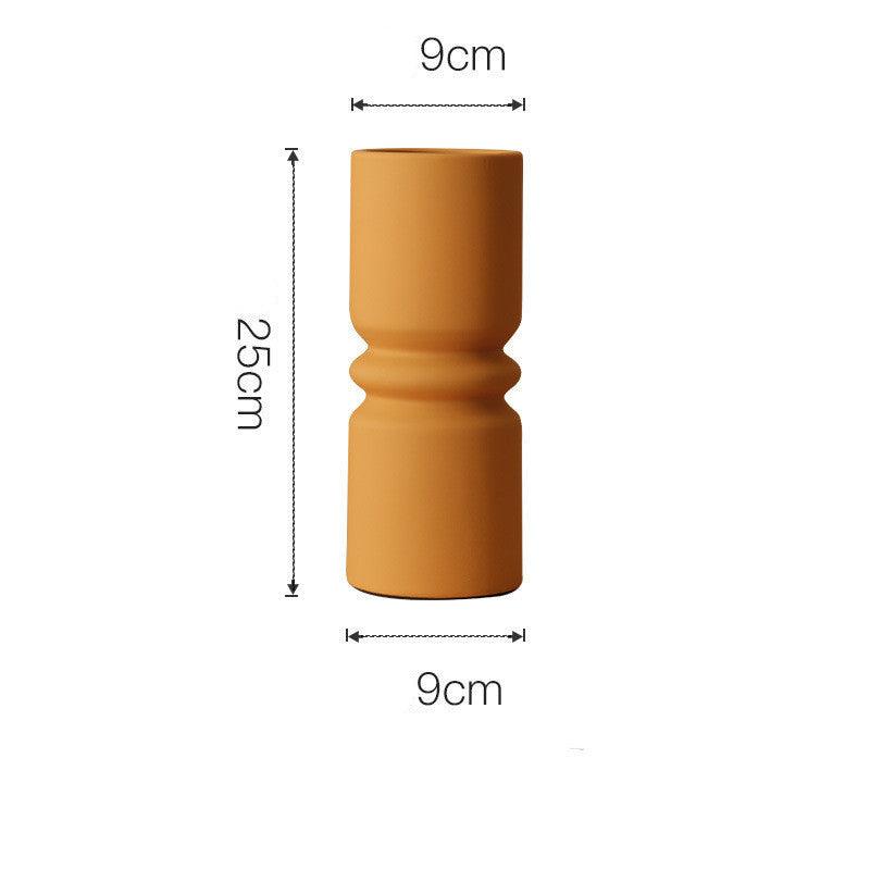 Glazed Ceramic Tree-Shaped Geometric Vase - Pacisia