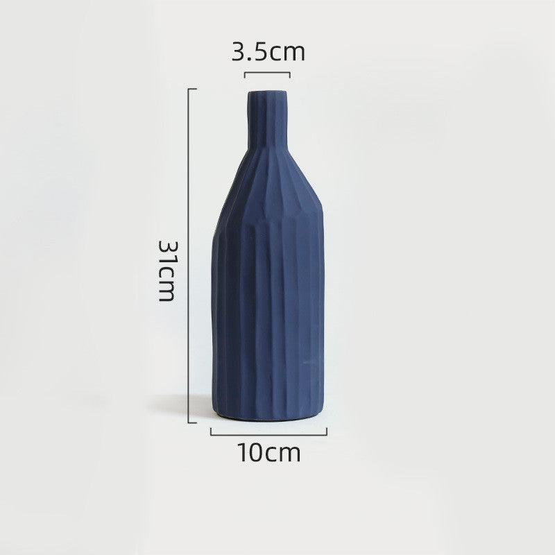 Glazed Ceramic Tree-Shaped Geometric Vase - Pacisia