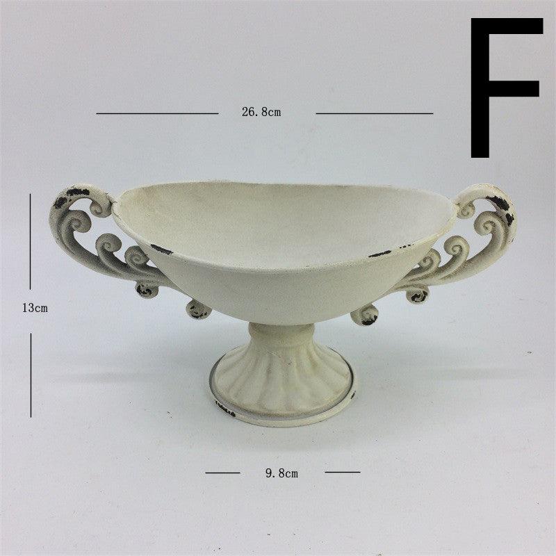 Goblet Flower White Old Vase Flower Weng Retro Nostalgia - Pacisia