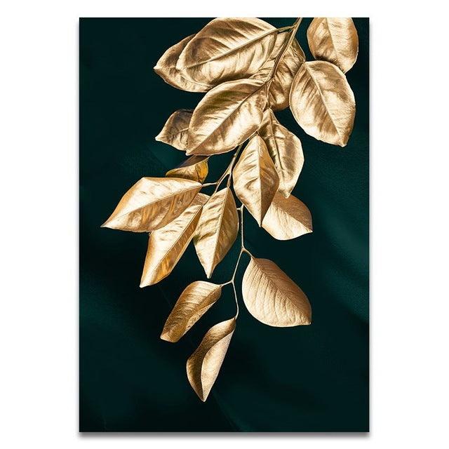 Gold leaf canvas wall painting - Pacisia