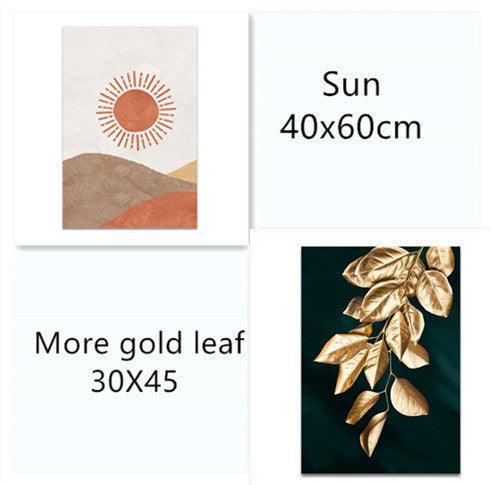 Gold leaf canvas wall painting - Pacisia