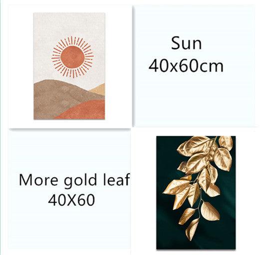 Gold leaf canvas wall painting - Pacisia