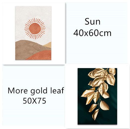 Gold leaf canvas wall painting - Pacisia