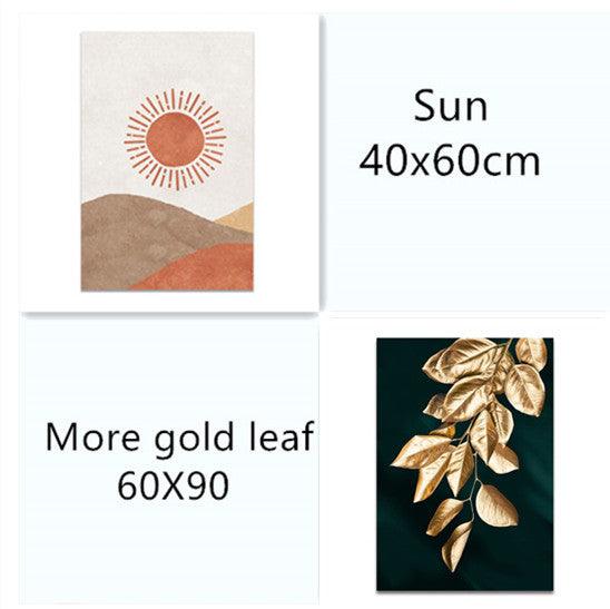 Gold leaf canvas wall painting - Pacisia