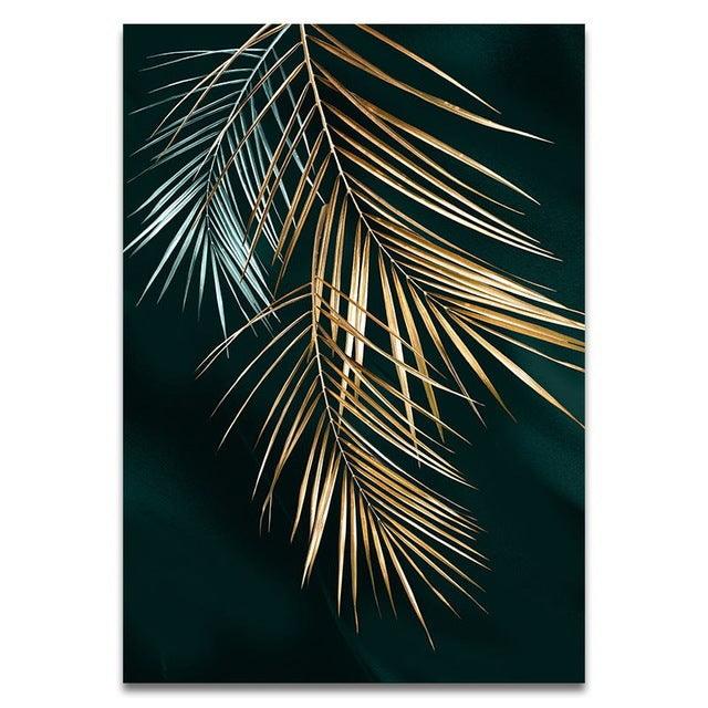 Gold leaf canvas wall painting - Pacisia