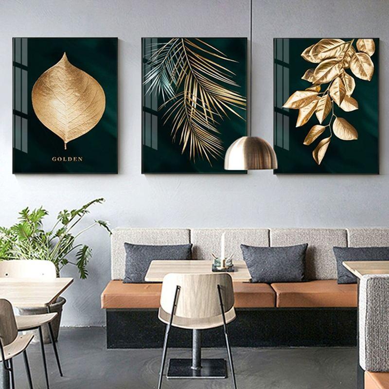 Gold leaf canvas wall painting - Pacisia