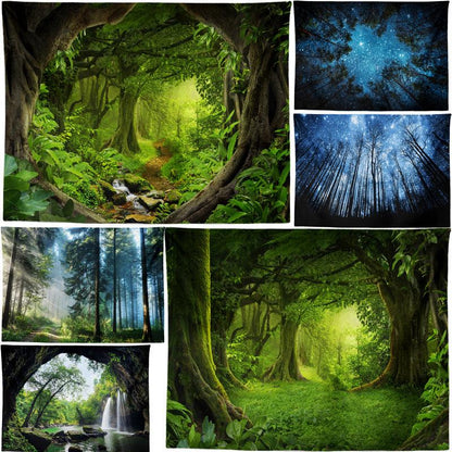 Green Forest Series Tapestry Painting - Pacisia