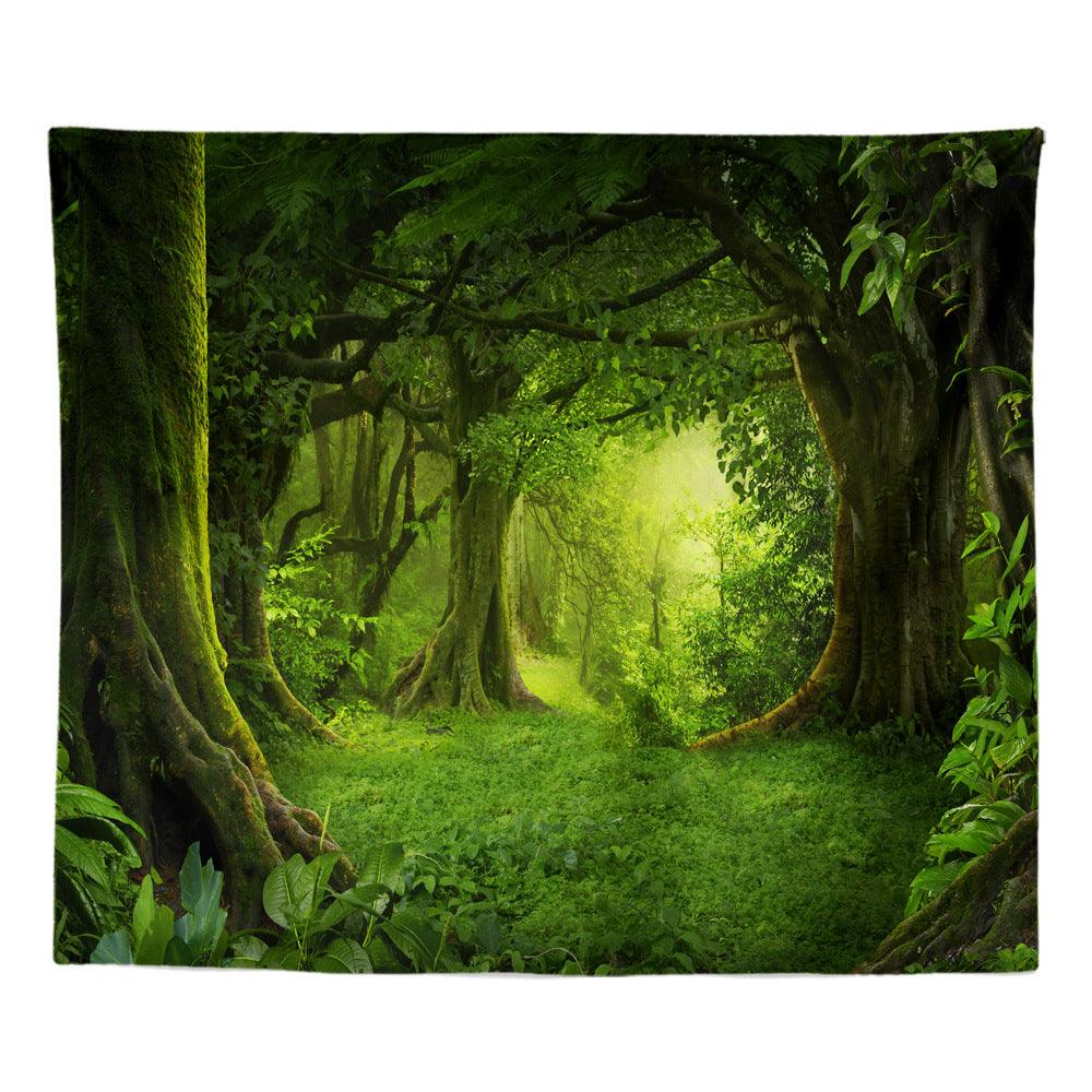 Green Forest Series Tapestry Painting - Pacisia