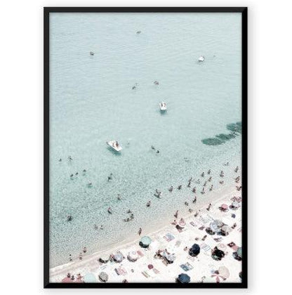 Hand Painted Beach Thick Oil Canvas Painting Wall Art Home Decor - Pacisia