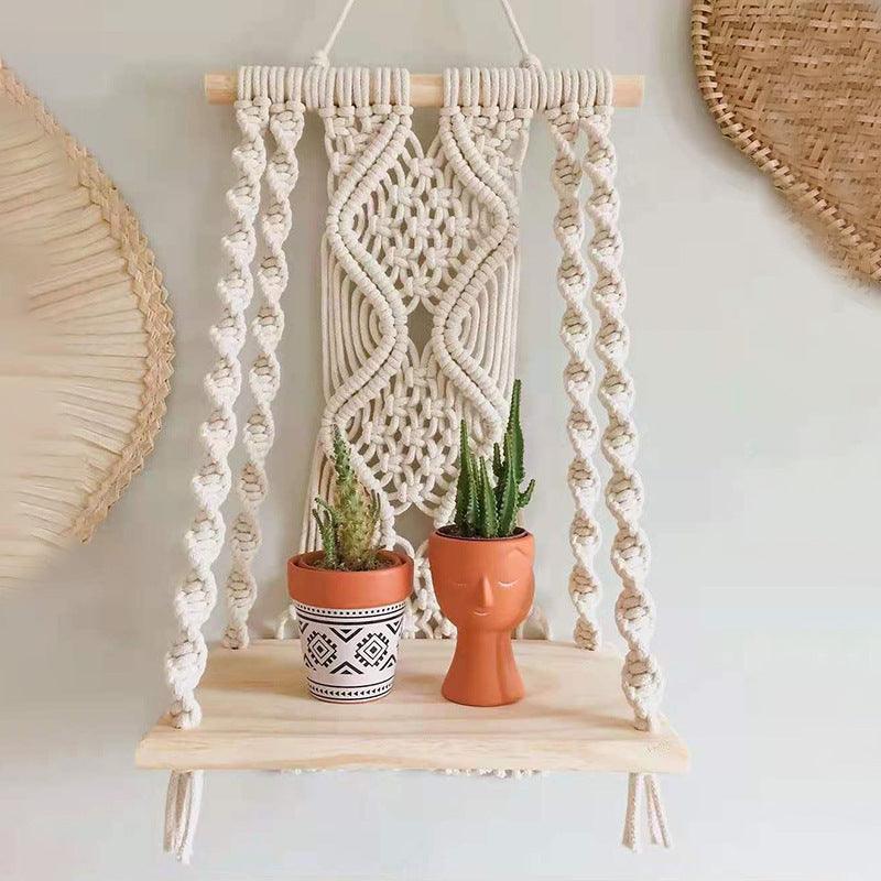 Hand-Woven Tapestry Cotton Rope Wall Hanging - Pacisia