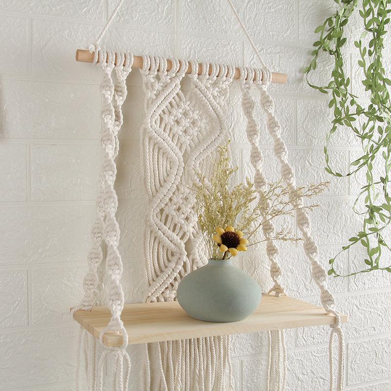 Hand-Woven Tapestry Cotton Rope Wall Hanging - Pacisia