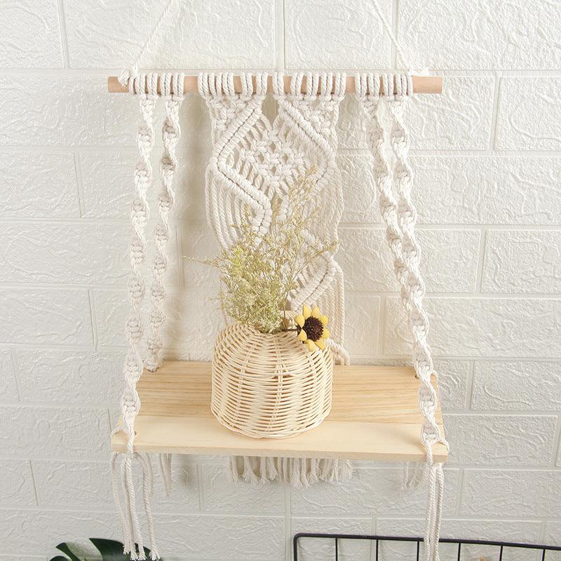 Hand-Woven Tapestry Cotton Rope Wall Hanging - Pacisia