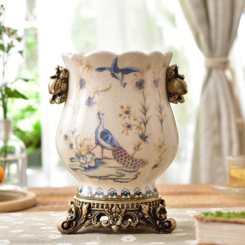 Handicraft Vase Decoration In Living Room - Pacisia