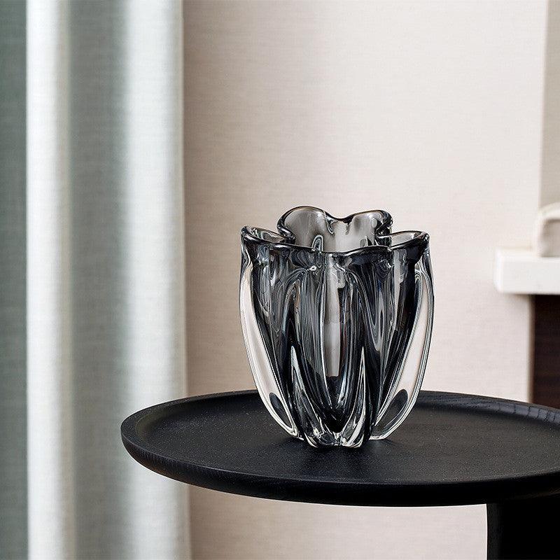 Handmade Modern Minimalist Designer Glass Vase - Pacisia
