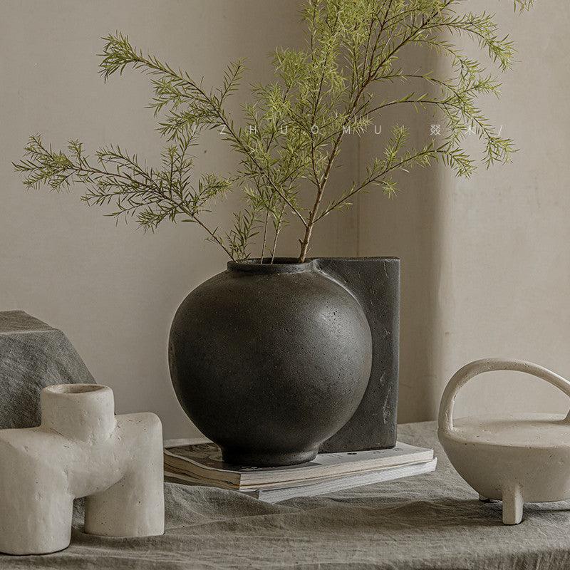 Handmade Pottery Vase Ornament Living Room Home Decorations - Pacisia
