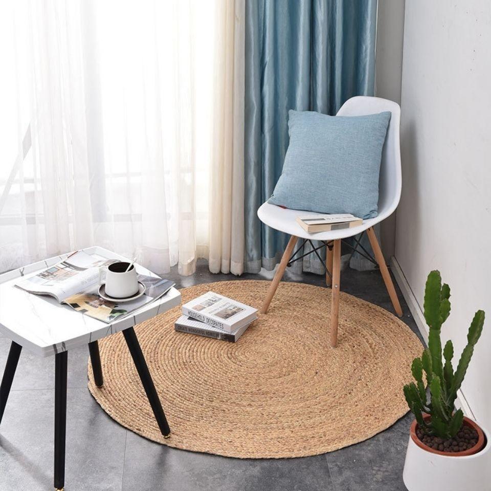 Handmade Rattan Reed Pussy Carpet Mat - Pacisia