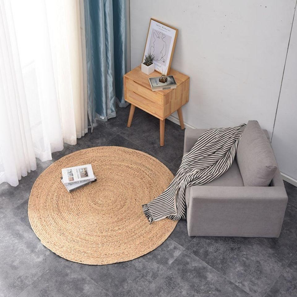 Handmade Rattan Reed Pussy Carpet Mat - Pacisia