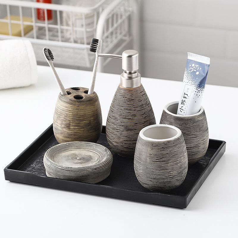 Handmade Retro Brushed Ceramic Wash Bathroom Toilet Supplies - Pacisia