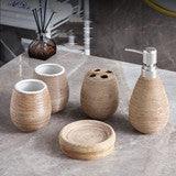 Handmade Retro Brushed Ceramic Wash Bathroom Toilet Supplies - Pacisia