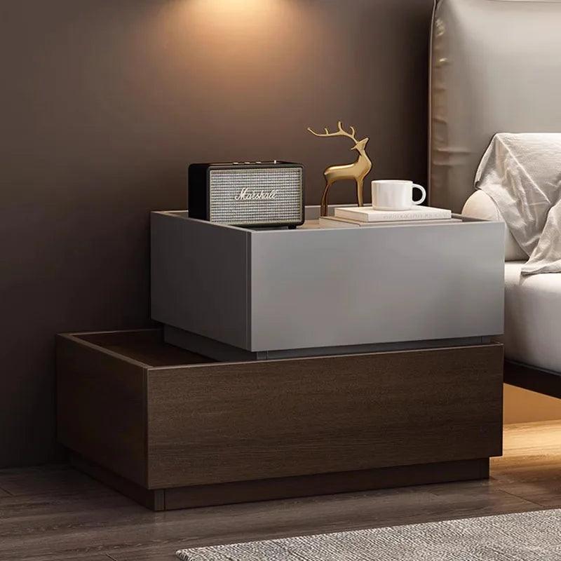 Hanging Mini Nightstands Organizers Luxury Italian Organizers Narrow Bedside Table Mobile Bedroom Table De Chevet Home Furniture - Pacisia