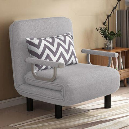 Havana Espresso Armchair with Chevron Accents - Pacisia