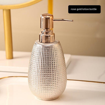 Home Bathroom Rose Gold Ceramic Cleaning Kit - Pacisia