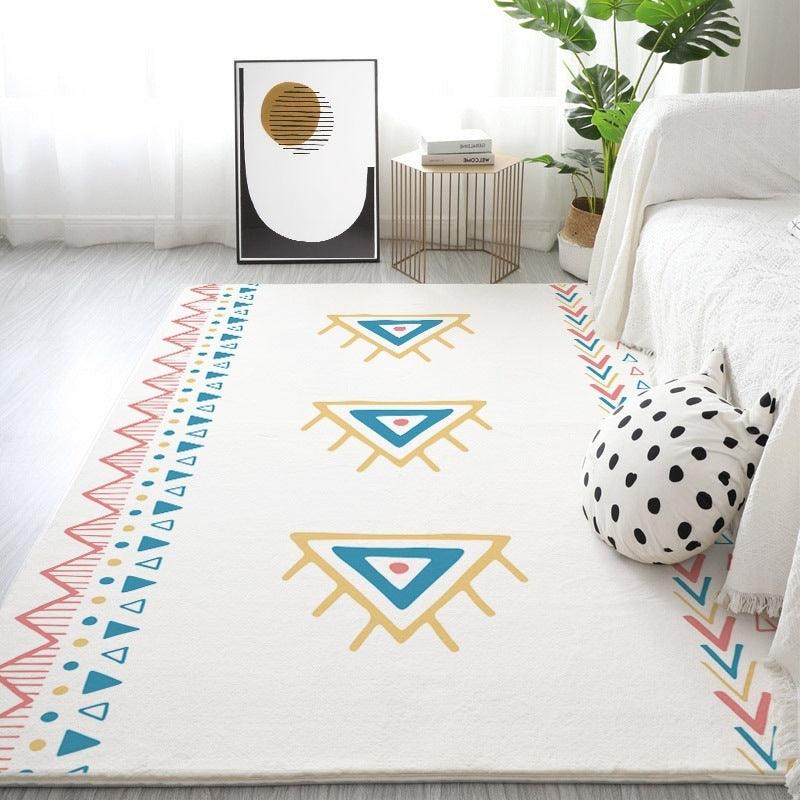 Home Bedroom Door Printed Non-slip Carpet - Pacisia