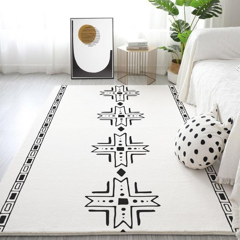 Home Bedroom Door Printed Non-slip Carpet - Pacisia