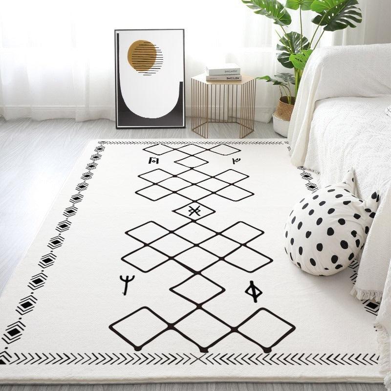 Home Bedroom Door Printed Non-slip Carpet - Pacisia