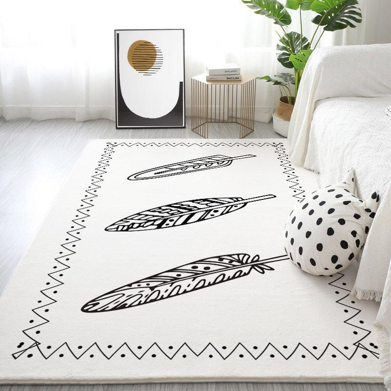 Home Bedroom Door Printed Non-slip Carpet - Pacisia