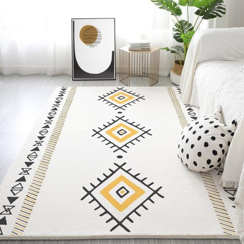 Home Bedroom Door Printed Non-slip Carpet - Pacisia