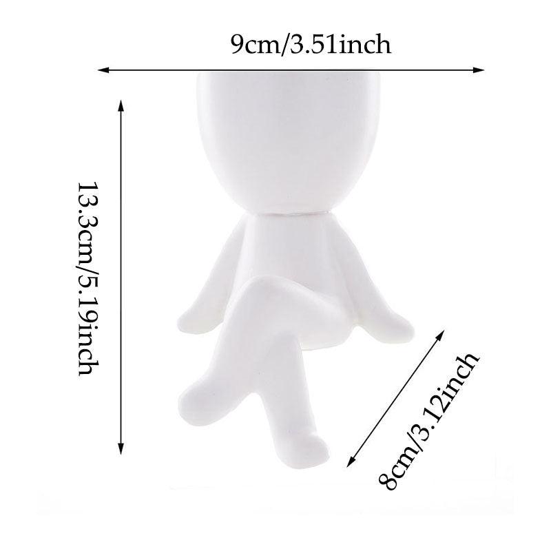 Home Ceramics Little People Succulent Vase Creative Desktop Art Crafts Decoration - Pacisia
