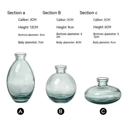 Home Light Luxury Mini Glass Vase - Pacisia