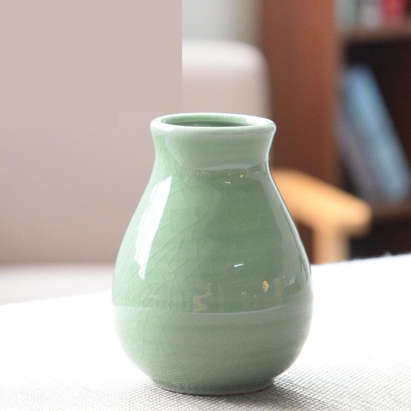 Home Living Room Modern Creative Small Celadon Vase - Pacisia