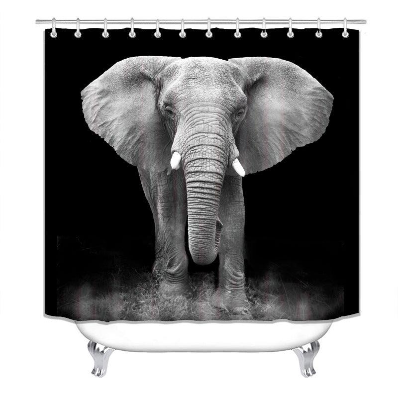 Hot Selling Polyester 3D Digital Printing Waterproof Shower Curtain - Pacisia