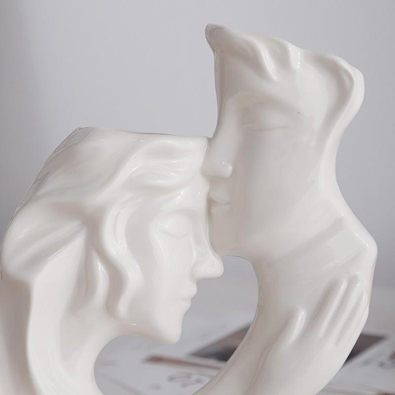 Household Figures Vase Ceramic Crafts Ornaments - Pacisia