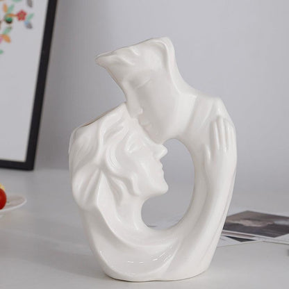 Household Figures Vase Ceramic Crafts Ornaments - Pacisia