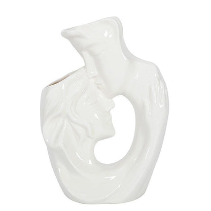 Household Figures Vase Ceramic Crafts Ornaments - Pacisia