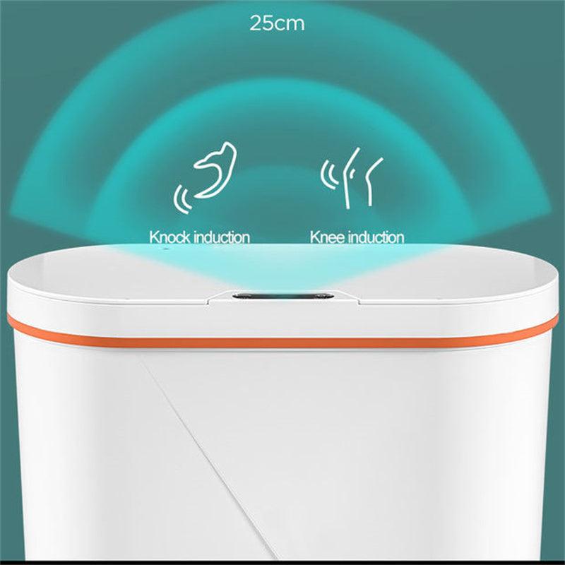 Household Inductive Waste Bin With Lid - Pacisia