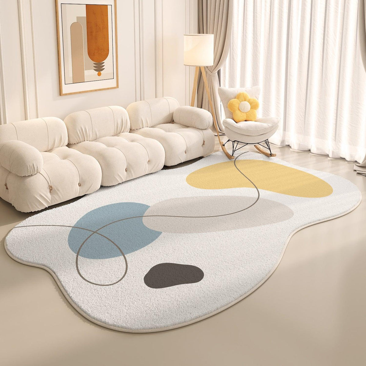 Household Large-area Living Room Carpet - Pacisia